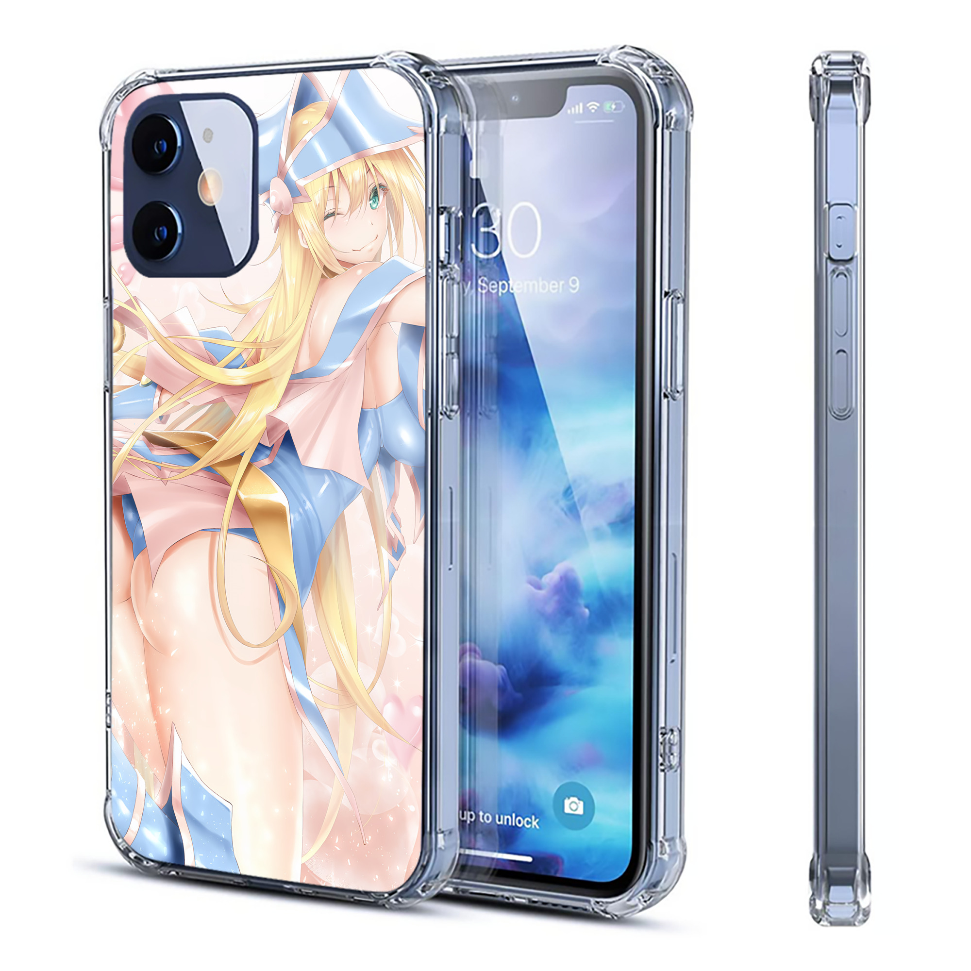 （画像用） 遊☆戯☆王 Yu-Gi-Oh! 【iPhone 12シリーズ対応】透明スマホケース（クリアソフトケース）